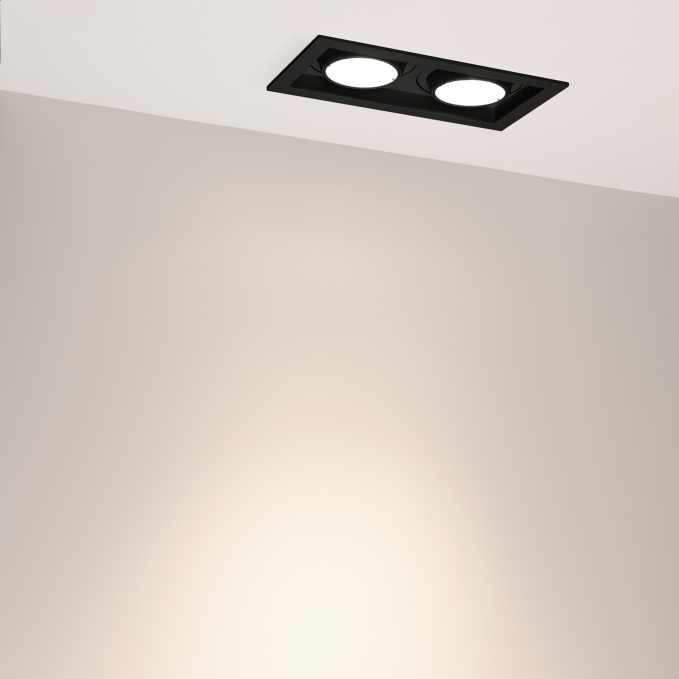 Светильник MS-VORTEX-BUILT-S210x117-2x20W Day4000 (BK-BK, 40 deg, 230V), Arlight, 058441, изображение 4