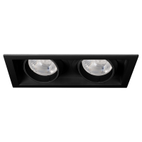 Светильник MS-VORTEX-BUILT-S250x140-2x30W Warm3000 (BK-BK, 30 deg, 230V), Arlight, 058449
