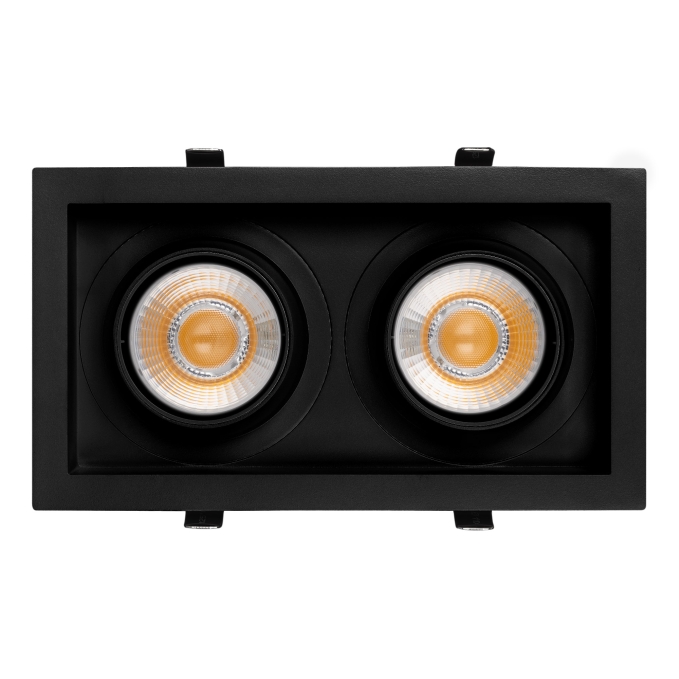 Светильник MS-VORTEX-BUILT-S250x140-2x30W Warm3000 (BK-BK, 30 deg, 230V), Arlight, 058449, изображение 2 Светильник MS-VORTEX-BUILT-S250x140-2x30W Warm3000 (BK-BK, 30 deg, 230V), Arlight, 058449, изображение 2