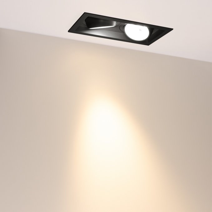 Светильник MS-VORTEX-BUILT-S250x140-2x30W Warm3000 (BK-BK, 30 deg, 230V), Arlight, 058449, изображение 4 Светильник MS-VORTEX-BUILT-S250x140-2x30W Warm3000 (BK-BK, 30 deg, 230V), Arlight, 058449, изображение 4