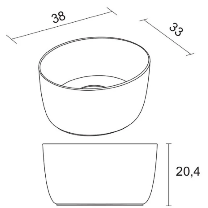 Накладная раковина Riho Oval W 40 см W026001105 белая Накладная раковина Riho Oval W 40 см W026001105 белая