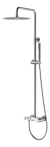 Душевая стойка со смесителем Boheme Stick 128-NB никель