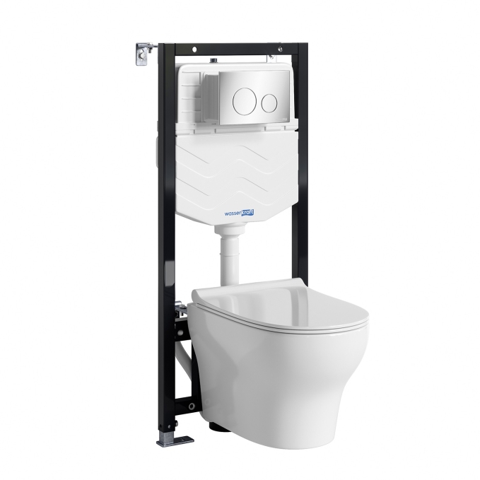 Система инсталляции с унитазом WasserKRAFT Aller 10TLT.010.ME.CH02.H001