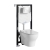 Система инсталляции с унитазом WasserKRAFT Aller 10TLT.010.ME.CH02.H001