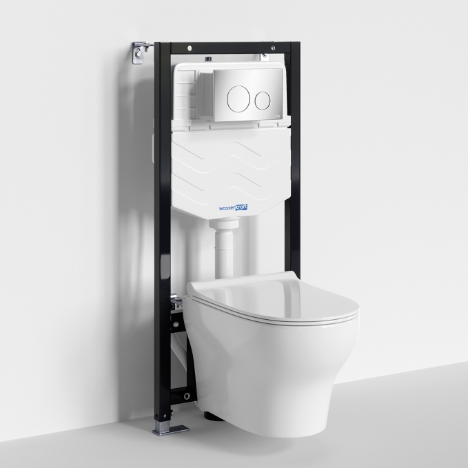 Система инсталляции с унитазом WasserKRAFT Aller 10TLT.010.ME.CH02.H001