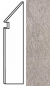 Плинтус Atlas Concorde Brave Pearl Battiscopa Sag. DX 7.2x30, A1JL