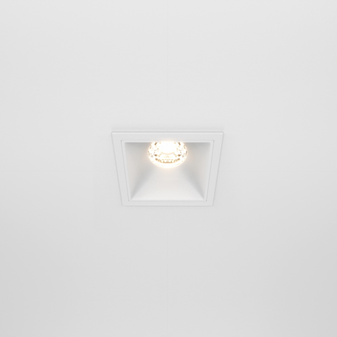 Встраиваемый светильник Альфа / Alfa LED 10 Вт 3000 К 36°, DL043-01-10W3K-SQ-W, изображение 1 Встраиваемый светильник Альфа / Alfa LED 10 Вт 3000 К 36°, DL043-01-10W3K-SQ-W, изображение 1