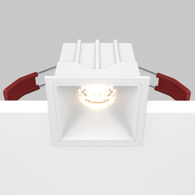 Встраиваемый светильник Альфа / Alfa LED 10 Вт 3000 К 36°, DL043-01-10W3K-SQ-W, изображение 2 Встраиваемый светильник Альфа / Alfa LED 10 Вт 3000 К 36°, DL043-01-10W3K-SQ-W, изображение 2