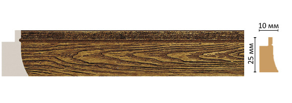 Багет Decomaster 584-1069, 25x15x2900 мм