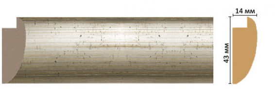 Багет Decomaster FM6-2, 43x14x2850 мм Багет Decomaster FM6-2, 43x14x2850 мм