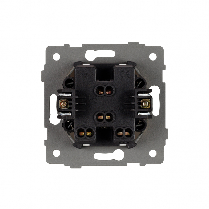 Механизм выключателя двухклавишный непроходной SWT-MK02-PL-WH-V (250V, 10A), Arlight, 049887, изображение 4 Механизм выключателя двухклавишный непроходной SWT-MK02-PL-WH-V (250V, 10A), Arlight, 049887, изображение 4