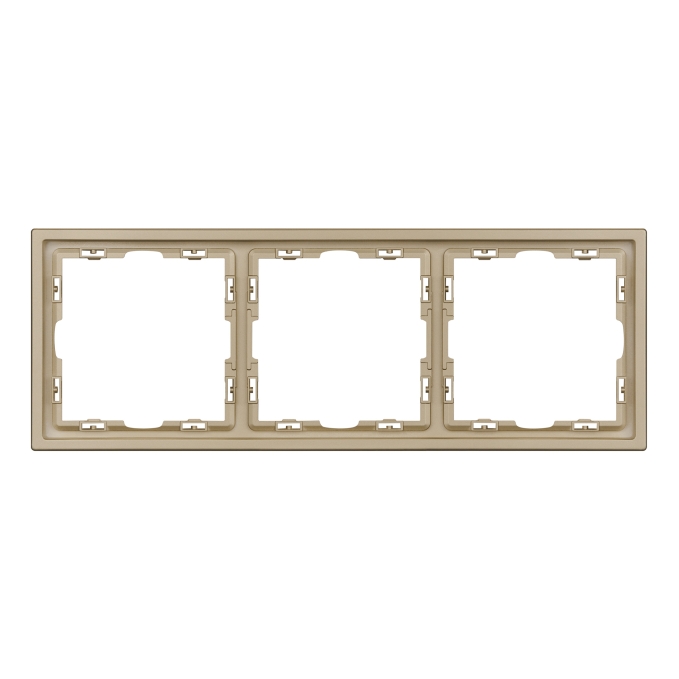 Рамка пластиковая FRM-NOBE-SFPL-3-GD, Arlight, 054221, изображение 3 Рамка пластиковая FRM-NOBE-SFPL-3-GD, Arlight, 054221, изображение 3