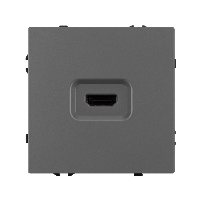 Механизм HDMI розетки SCT-NOBE-MHD1-SFPL-GR, Arlight, 061844, изображение 4 Механизм HDMI розетки SCT-NOBE-MHD1-SFPL-GR, Arlight, 061844, изображение 4