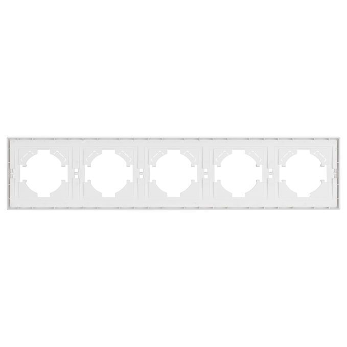 Рамка пластиковая FRM-TENDO-PL-5-WH, Arlight, 053851, изображение 2 Рамка пластиковая FRM-TENDO-PL-5-WH, Arlight, 053851, изображение 2