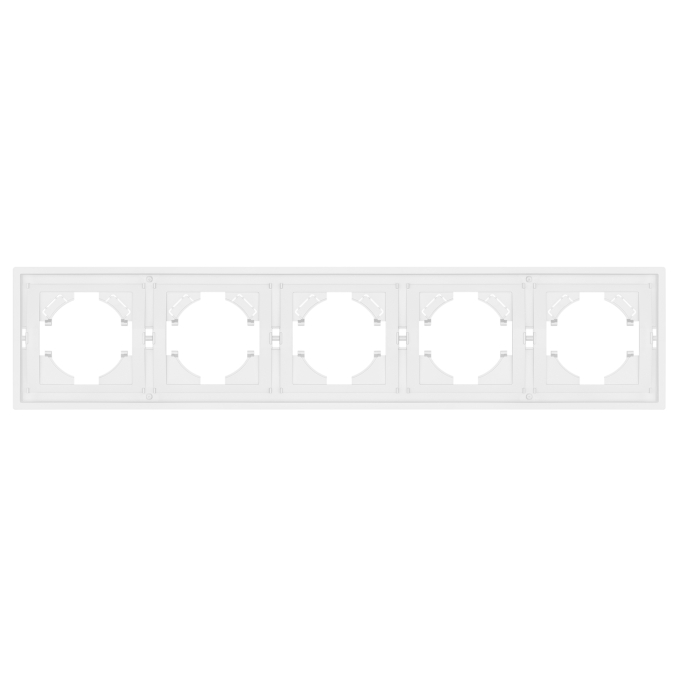 Рамка пластиковая FRM-TENDO-PL-5-WH, Arlight, 053851, изображение 3 Рамка пластиковая FRM-TENDO-PL-5-WH, Arlight, 053851, изображение 3
