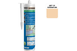 Герметик силиконовый Mapei XS1 №132 Бежевый 2000, 300 мл