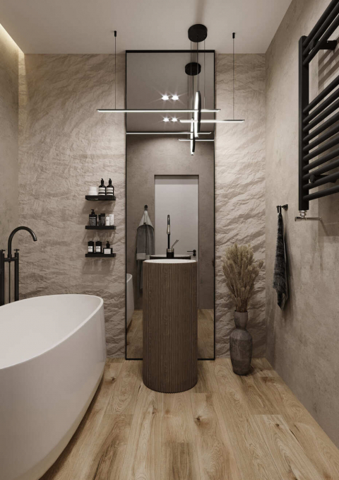 Каменный SPC ламинат AlixFloor Natural Line Дуб табачно-серый, ALX3029-6 Каменный SPC ламинат AlixFloor Natural Line Дуб табачно-серый, ALX3029-6