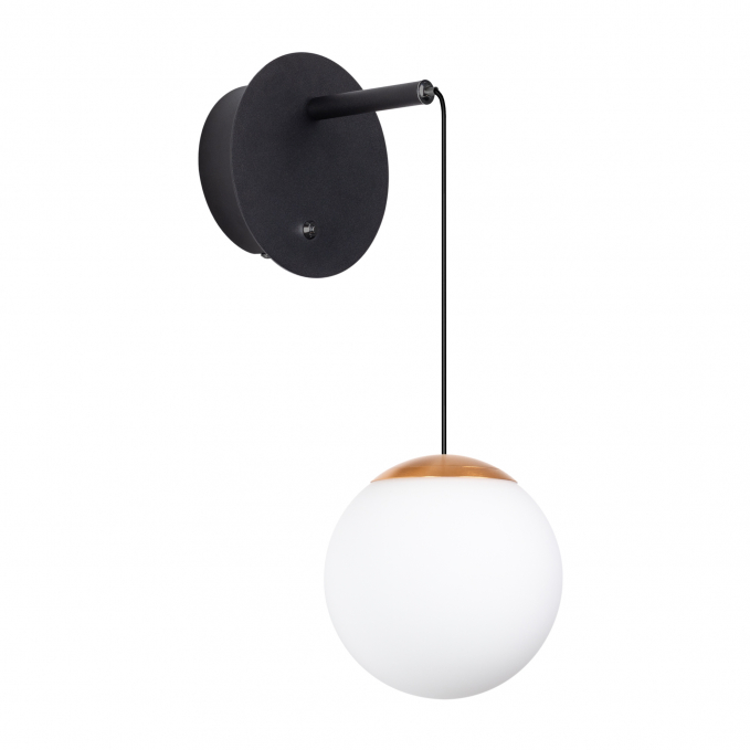 Светильник SP-BEADS-WALL-HANG-R130-6W Day4000 (BK-GD, 180 deg, 230V), Arlight, 037065, изображение 1