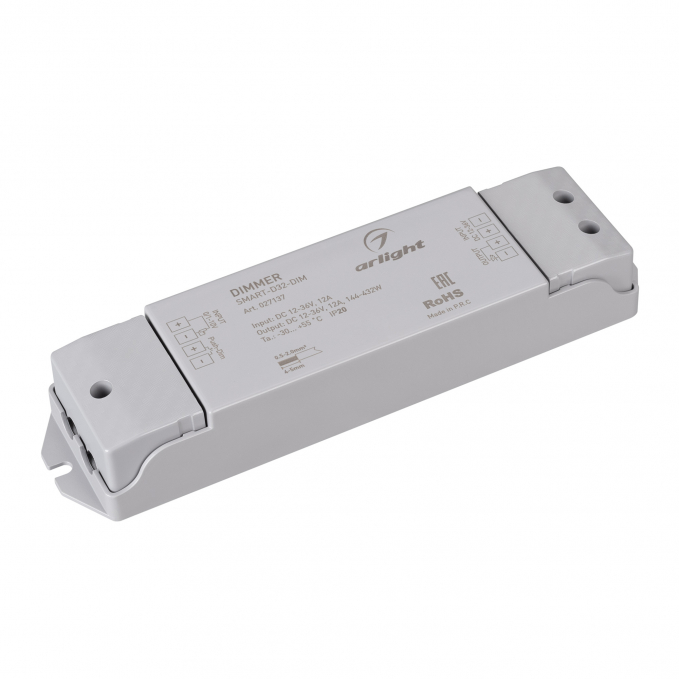 Диммер SMART-D32-DIM (12-36V, 12A, 0/1-10V), Arlight, 027137, изображение 1 Диммер SMART-D32-DIM (12-36V, 12A, 0/1-10V), Arlight, 027137, изображение 1