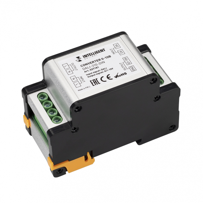 INTELLIGENT ARLIGHT Конвертер 0-10В DALI-310-DIN (AC 230V, DALI, 0-10), Arlight, 027181, изображение 1 INTELLIGENT ARLIGHT Конвертер 0-10В DALI-310-DIN (AC 230V, DALI, 0-10), Arlight, 027181, изображение 1
