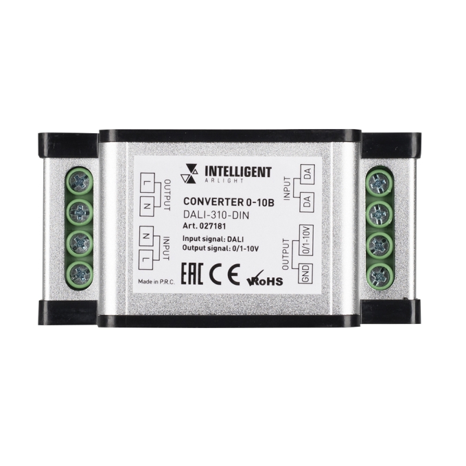 INTELLIGENT ARLIGHT Конвертер 0-10В DALI-310-DIN (AC 230V, DALI, 0-10), Arlight, 027181, изображение 2 INTELLIGENT ARLIGHT Конвертер 0-10В DALI-310-DIN (AC 230V, DALI, 0-10), Arlight, 027181, изображение 2