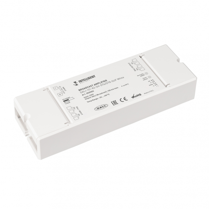 INTELLIGENT ARLIGHT Усилитель DALI-101-82-SH-DT6/DT8-SUF White (230V), Arlight, 050583, изображение 1 INTELLIGENT ARLIGHT Усилитель DALI-101-82-SH-DT6/DT8-SUF White (230V), Arlight, 050583, изображение 1
