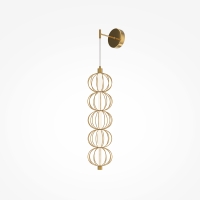Настенный светильник (бра) Золотая клетка / Golden Cage 3000К 17Вт Maytoni, MOD216WL-L10G3K Настенный светильник (бра) Золотая клетка / Golden Cage 3000К 17Вт Maytoni, MOD216WL-L10G3K