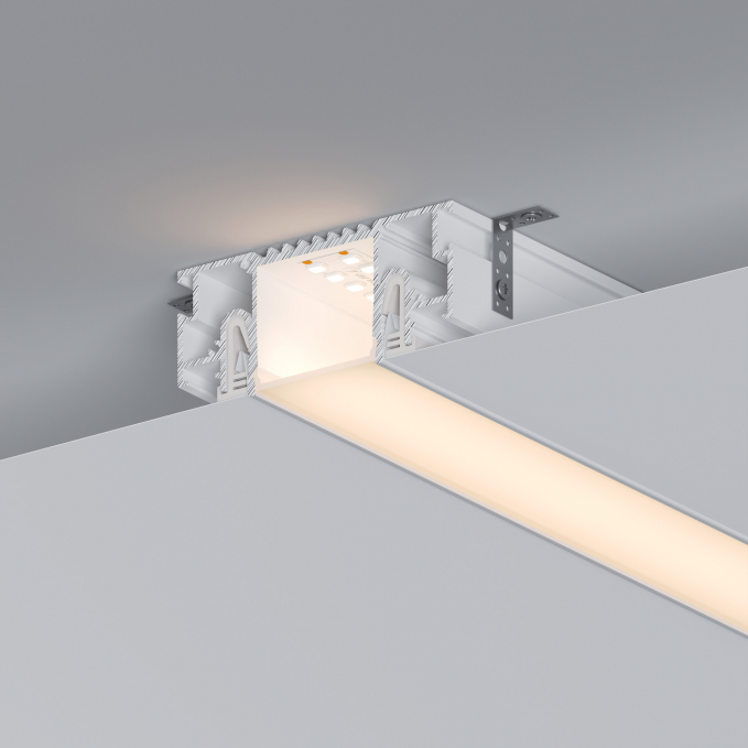 Профиль STRETCH-32-CEIL-CENTER-2000 WHITE, Arlight, 053526, изображение 4 Профиль STRETCH-32-CEIL-CENTER-2000 WHITE, Arlight, 053526, изображение 4
