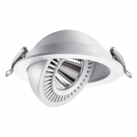 Светильник встраиваемый светодиодный IP20 LED 18W 1600Лм 4000K 220V GESSO SPOT NT21 530 NOVOTECH 358817 Светильник встраиваемый светодиодный IP20 LED 18W 1600Лм 4000K 220V GESSO SPOT NT21 530 NOVOTECH 358817