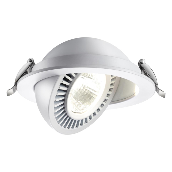 Светильник встраиваемый светодиодный IP20 LED 18W 1600Лм 4000K 220V GESSO SPOT NT21 530 NOVOTECH 358817, фото на белом фоне