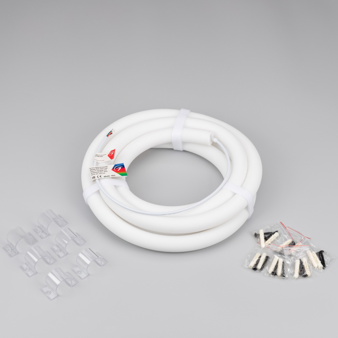 Светодиодная лента герметичная SPI-MOONLIGHT-TOP-F180-D25mm 12V RGB-PX2 360deg (20 W/m, IP65, 3535, 3m, wire x1), Arlight, 037564, изображение 1