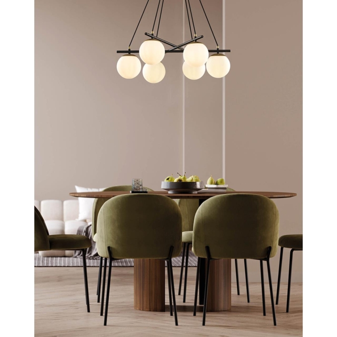 Люстра E27 6*60W 220V RANDI MODERNI LN26 175 LUMION 5212/6, фото в интерьере 1 Люстра E27 6*60W 220V RANDI MODERNI LN26 175 LUMION 5212/6, фото в интерьере 1