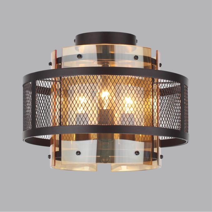 Потолочный светильник Е14 3*40W 220V ZARINA MODERNI LN26 296 LUMION 8007/3C, фото на цветном фоне 2