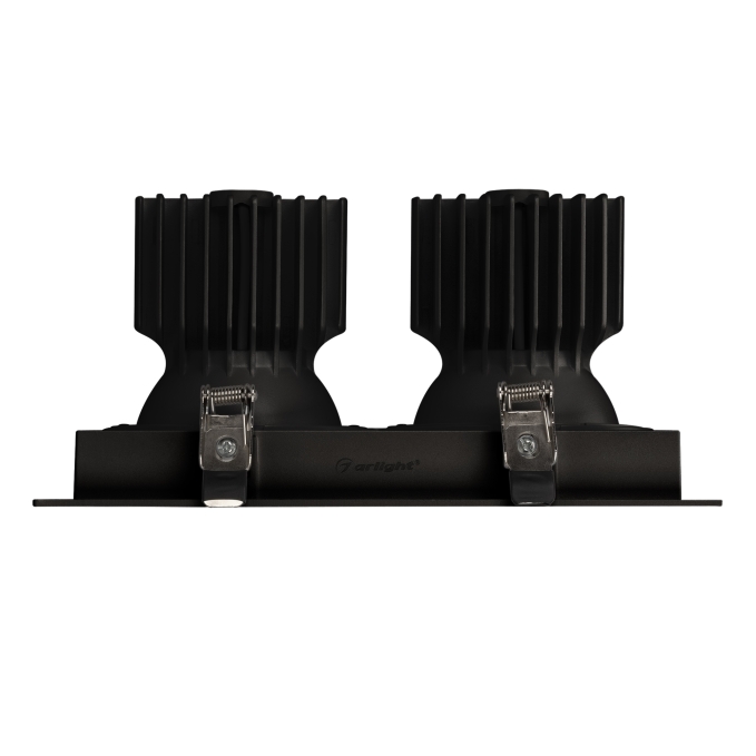 Светильник MS-VORTEX-BUILT-S250x140-2x30W Warm3000 (BK-BK, 17 deg, 230V), Arlight, 058450, изображение 2 Светильник MS-VORTEX-BUILT-S250x140-2x30W Warm3000 (BK-BK, 17 deg, 230V), Arlight, 058450, изображение 2