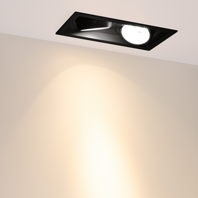 Светильник MS-VORTEX-BUILT-S250x140-2x30W Warm3000 (BK-BK, 17 deg, 230V), Arlight, 058450, изображение 3 Светильник MS-VORTEX-BUILT-S250x140-2x30W Warm3000 (BK-BK, 17 deg, 230V), Arlight, 058450, изображение 3