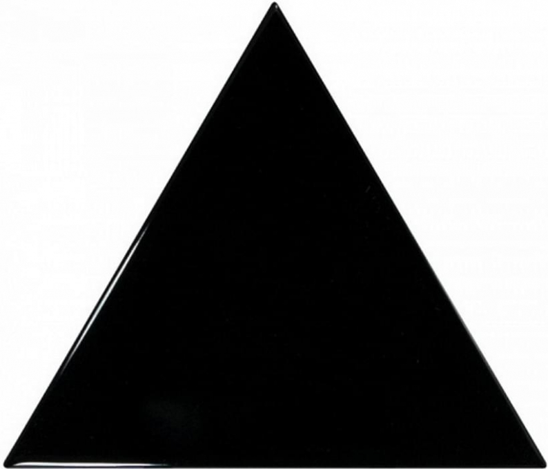 Настенная плитка Equipe Scale Triangolo Black 10.8x12.4, 23821
