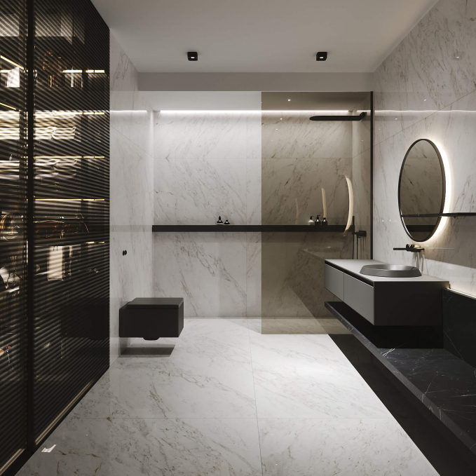 Керамогранит Artcer 1XL Rok Carrara White Matt 120x180