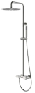 Душевая стойка со смесителем Boheme Stick 128-NB.2 никель