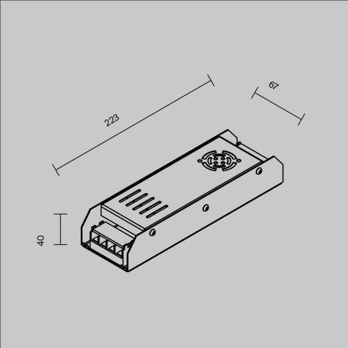 Источник напряжения PSL001 24В 300Вт IP 20 811004, 811004, изображение 3 Источник напряжения PSL001 24В 300Вт IP 20 811004, 811004, изображение 3