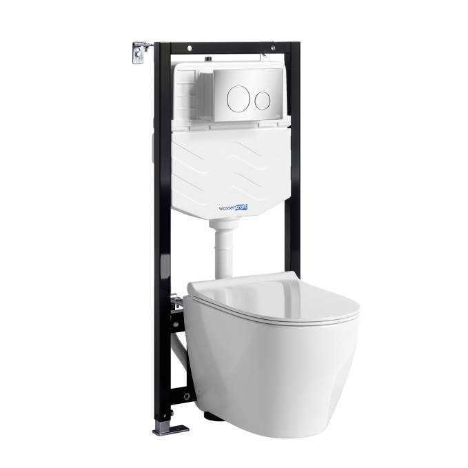 Система инсталляции с унитазом WasserKRAFT Aller 10TLT.010.ME.CH02.H002 Система инсталляции с унитазом WasserKRAFT Aller 10TLT.010.ME.CH02.H002