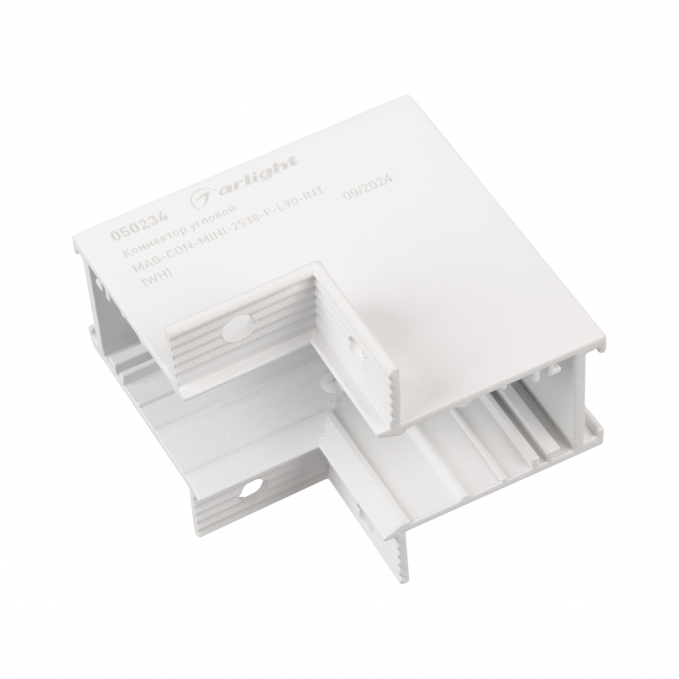 Коннектор угловой MAG-CON-MINI-2538-F-L90-INT (WH), Arlight, 050234, изображение 1 Коннектор угловой MAG-CON-MINI-2538-F-L90-INT (WH), Arlight, 050234, изображение 1