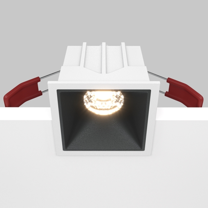 Встраиваемый светильник Альфа / Alfa LED 10 Вт 3000 К 36°, DL043-01-10W3K-SQ-WB, изображение 2 Встраиваемый светильник Альфа / Alfa LED 10 Вт 3000 К 36°, DL043-01-10W3K-SQ-WB, изображение 2