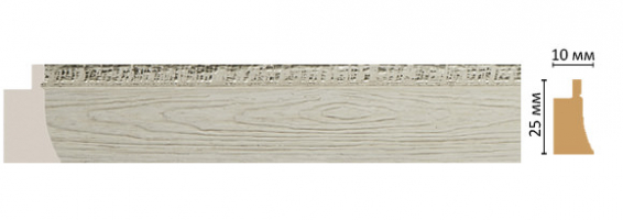 Багет Decomaster 584-1070, 25x15x2900 мм Багет Decomaster 584-1070, 25x15x2900 мм