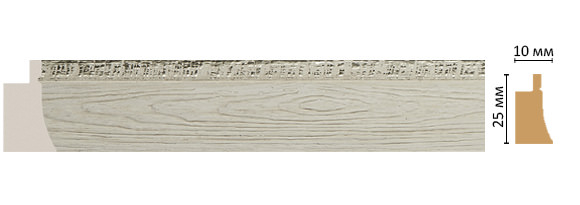 Багет Decomaster 584-1070, 25x15x2900 мм Багет Decomaster 584-1070, 25x15x2900 мм