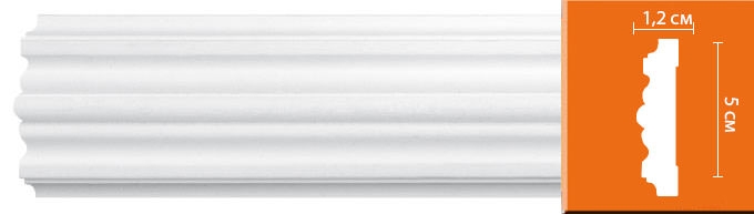 Молдинг гладкий Decomaster 97615F гибкий, 50x12x2400 мм Молдинг гладкий Decomaster 97615F гибкий, 50x12x2400 мм