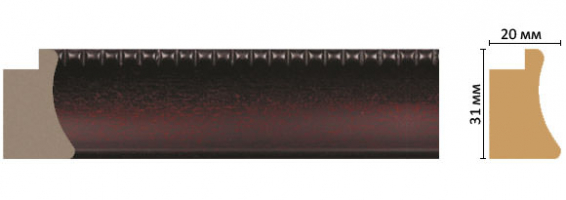 Багет Decomaster FM7-1, 31x20x2850 мм Багет Decomaster FM7-1, 31x20x2850 мм