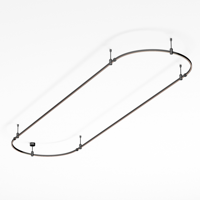 Основание ART-APRIORI-OVAL-ROD-200-3000x1000 (BK), Arlight, 048507, изображение 1 Основание ART-APRIORI-OVAL-ROD-200-3000x1000 (BK), Arlight, 048507, изображение 1
