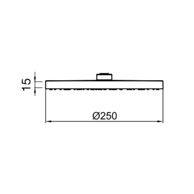 Верхний душ Webert AC1011015PVC хром глянцевый Верхний душ Webert AC1011015PVC хром глянцевый