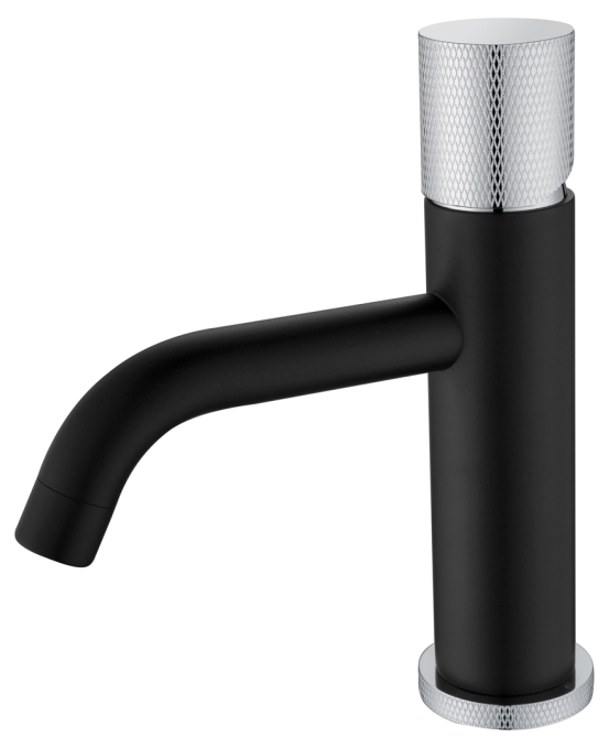 Смеситель для раковины Boheme Stick 121-BCR.2 черный матовый