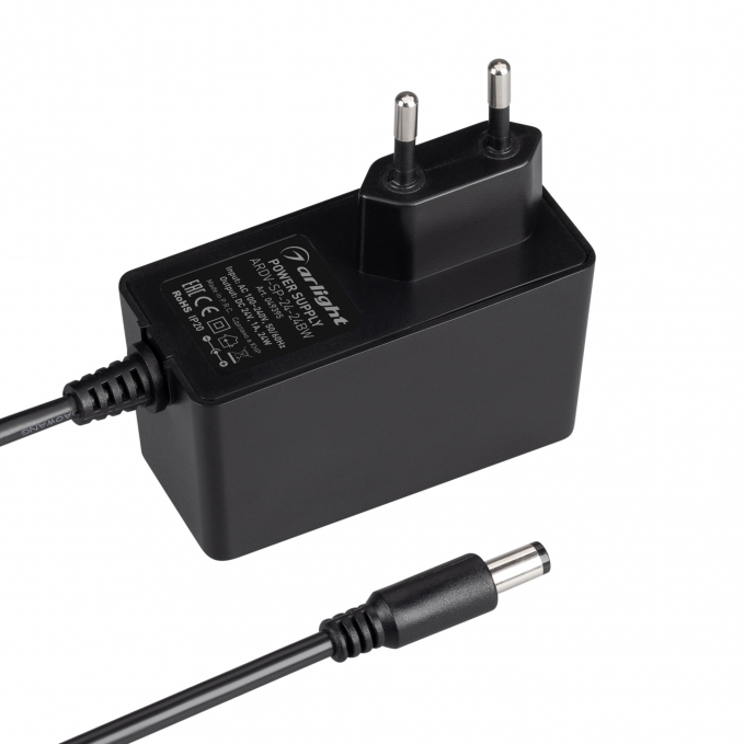 Блок питания ARDV-SP-24-24BW (24V, 1A, 24W), Arlight, 049395, изображение 1 Блок питания ARDV-SP-24-24BW (24V, 1A, 24W), Arlight, 049395, изображение 1